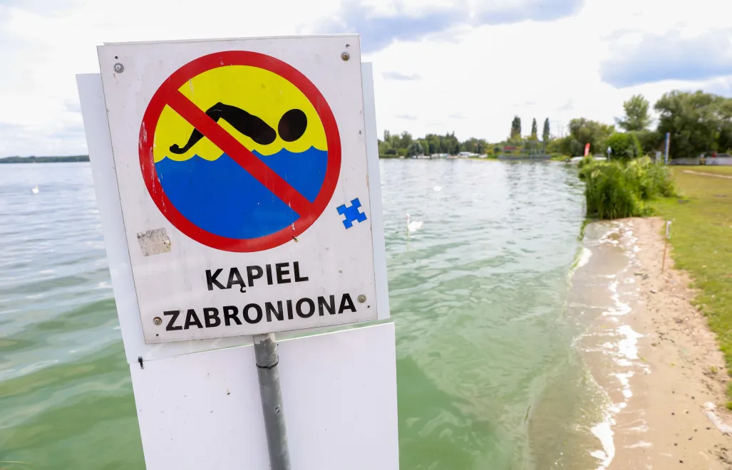 Alarm na polskich plażach: zakaz kąpieli przez sinice i groźne fale!
