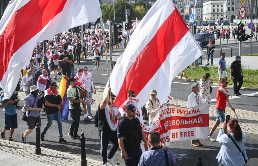 Marsz Wolności w Warszawie: Białorusini i Polacy razem w walce o wolność w 5. rocznicę sfałszowanych wyborów